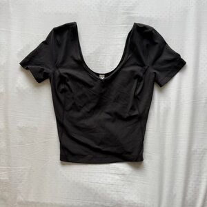 lululemon athletica Black Crop Top